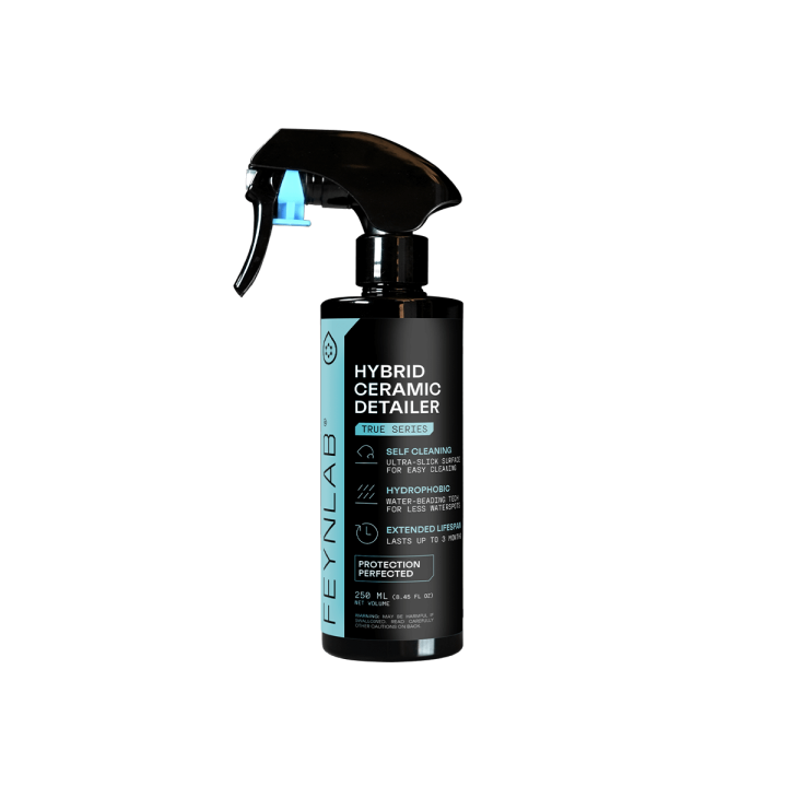 Kompaktní balení FEYNLAB Hybrid Ceramic Detailer 250ml - ideální rychlá keramická ochrana na cesty