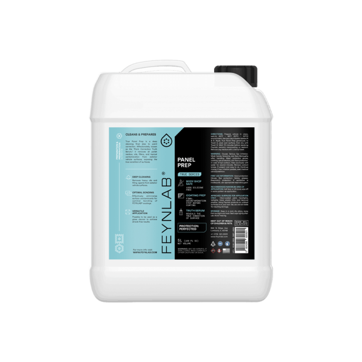 Velké 5L balení FEYNLAB Panel Prep - ekonomický kanystr odmašťovače pro detailingová studia